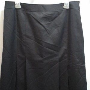 Black Brooks Brothers pleated skirt size 10